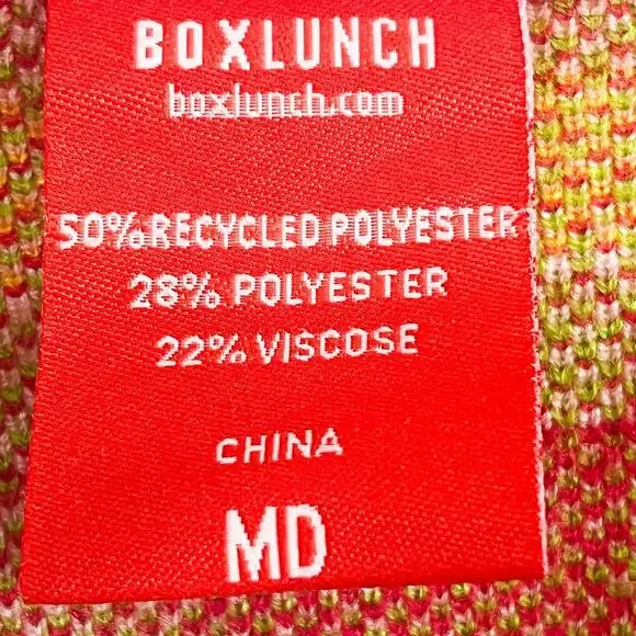 Strawberry Shortcake Womens Vintage Girlcore Kidcore Cardigan - Red Pink, Size M - Picture 7 of 8